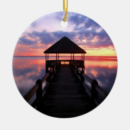 Adorno De Cerámica Luz de Corolla