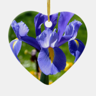 Adorno De Cerámica Luz del sol en iris azul