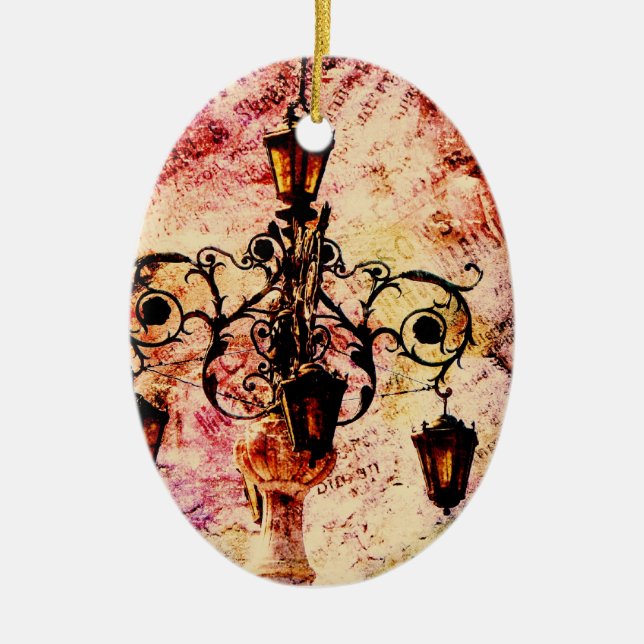 Adorno De Cerámica Luz Plaza (Frente)