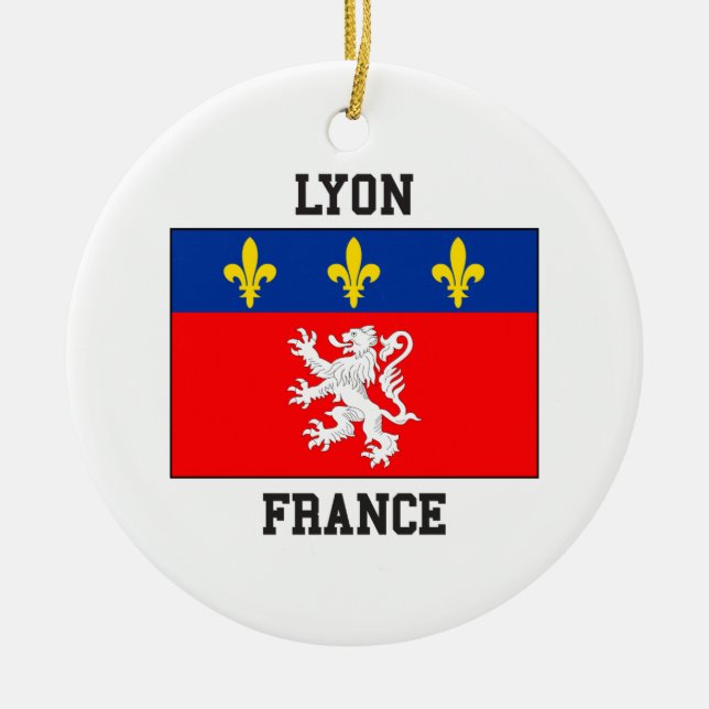 Adorno De Cerámica Lyon Francia (Frente)
