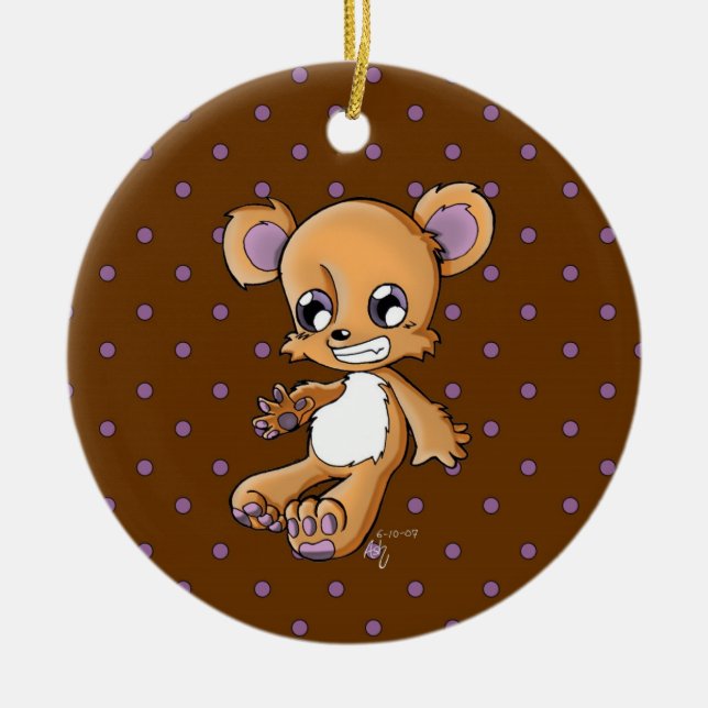 Adorno De Cerámica M. Teddy (Frente)