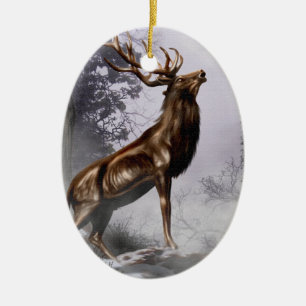 Adorno De Cerámica Macho del invierno