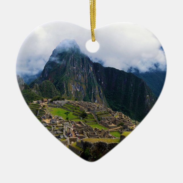 Adorno De Cerámica Machu Picchu, Perú (Frente)