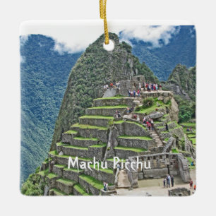 Adorno De Cerámica Machu Picchu - tesoro de Perú