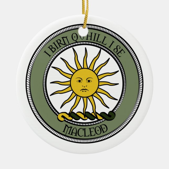 Adorno De Cerámica MacLeod/Antiguo (Frente)