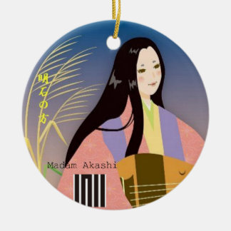 Adorno De Cerámica Madam Akashi   from 'The Tales of Genji'