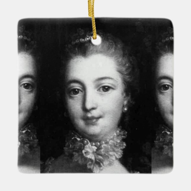 Adorno De Cerámica ♥ Madame de Pompadour shabby chic ♥ (Anverso)