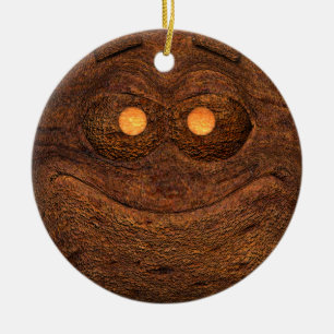 Adorno De Cerámica Madera marrón