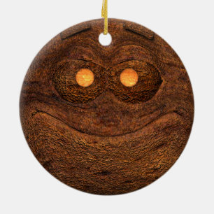 Adorno De Cerámica Madera marrón