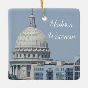 Adorno De Cerámica Madison, Capitolio Estatal de Wisconsin