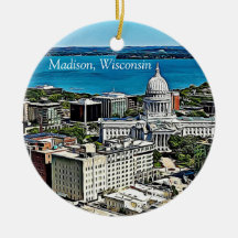 Madison personalizada, cabeza de queso de Wisconsi