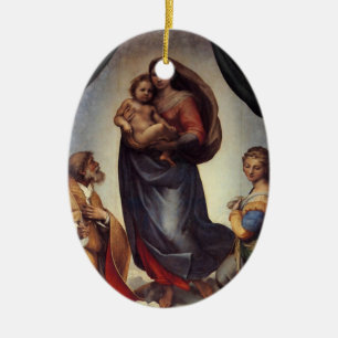 Adorno De Cerámica Madonna Bella Artes de Raphael