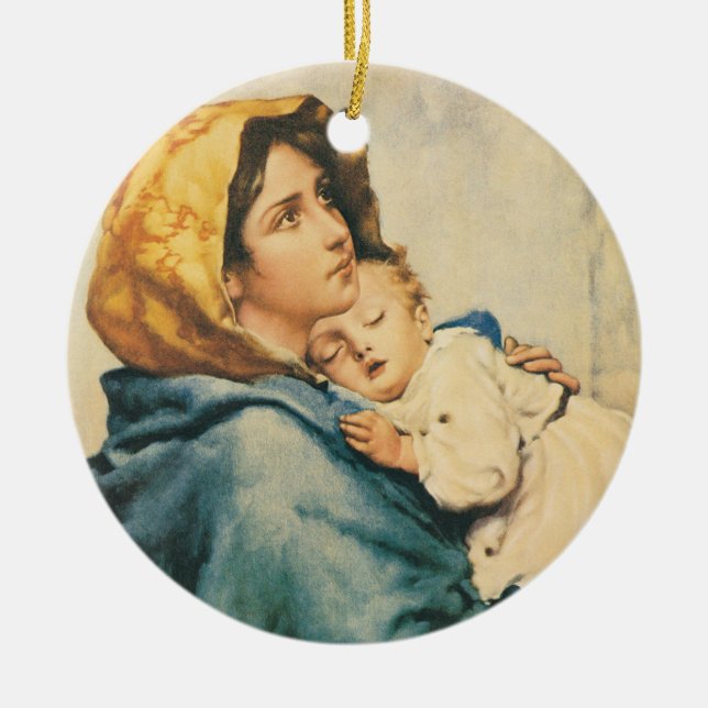 Adorno De Cerámica Madonna of the streets - Roberto Ferruzzi (Frente)