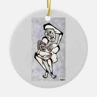 Adorno De Cerámica Madonna y Child "Se trata de amor"