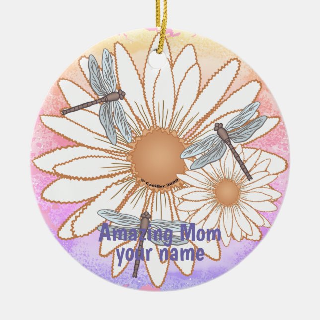 Adorno De Cerámica Madre asombrosa (Frente)