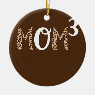 Adorno De Cerámica Madre de tres hijos, madre de tres madres de tres 