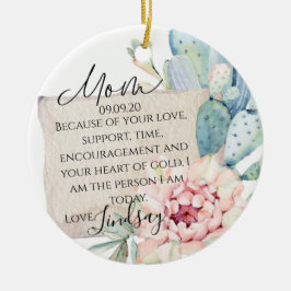 Adorno De Cerámica Madre Del Regalo De La Novia