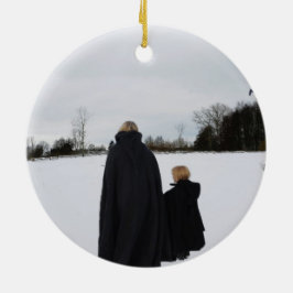 Adorno De Cerámica Madre e hija medievales