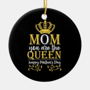 Adorno De Cerámica Madre Mamá Arte Eres La Reina