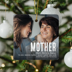 Adorno De Cerámica MADRE moderna Definición 2 Navidades de fotografía