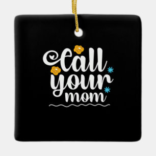 Adorno De Cerámica Madre Regalo Llama A Tu Mamá