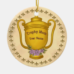 Adorno De Cerámica Madre Trofeo