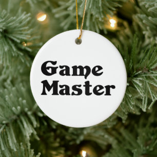 Adorno De Cerámica Maestro de juegos