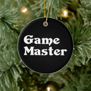 Adorno De Cerámica Maestro de juegos