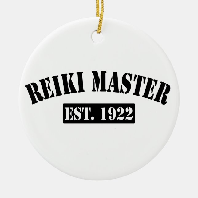 Adorno De Cerámica Maestro de Reiki (Frente)