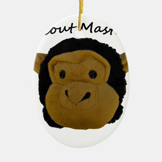 Adorno De Cerámica Maestro de Scout (Frente)