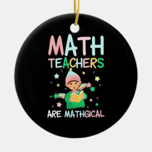 Adorno De Cerámica Maestros matemáticos son matemáticos
