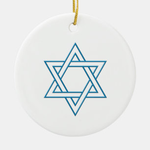 Adorno De Cerámica Magen David
