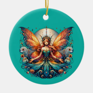Adorno De Cerámica Magia de hadas, vibe de fantasía mágica