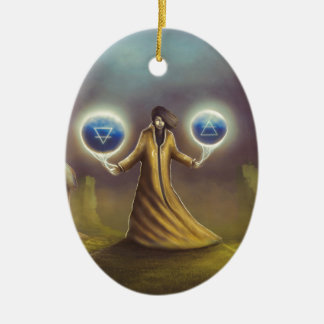 Adorno De Cerámica magia de la fantasía del mago