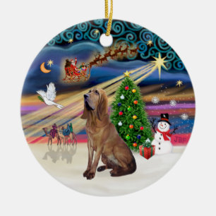 Adorno De Cerámica Magia de Navidad - Sabueso