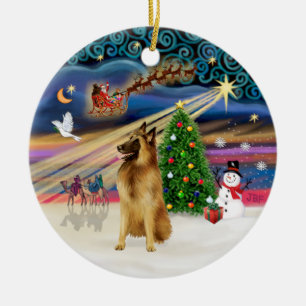 Adorno De Cerámica Magia de Navidad - Tervuren belga
