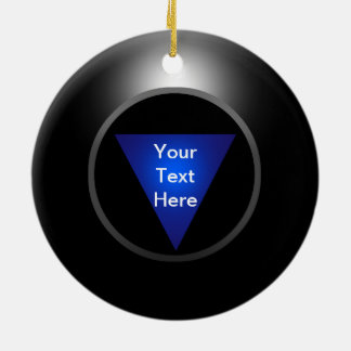 Adorno De Cerámica Magic 8 Ball - Tu texto