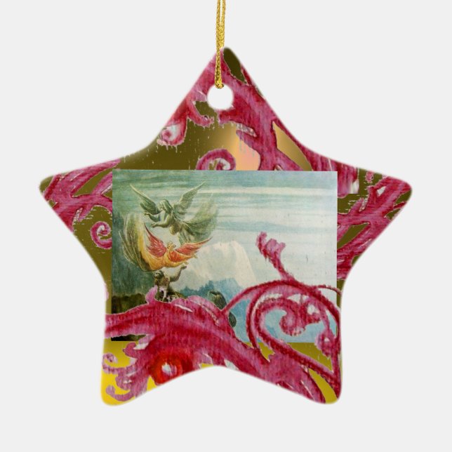 Adorno De Cerámica MAGIC BERRIES FOTOGRAFÍA PLANTILLA Ruby Rojo (Frente)