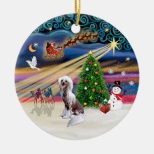 Adorno De Cerámica Mágica de Navidad - Crestado chino