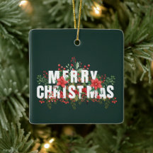 Magnífica tipografía blanca Feliz Navidad