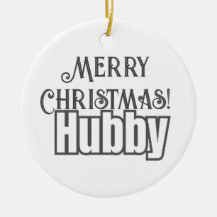 Adorno De Cerámica Magnífica tipografía elegante Feliz Navidad