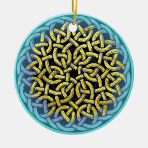 Adorno De Cerámica Magnífico Patrón Art Nouveau Victoriano Elegante