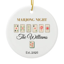 Mahjong personalizado de Navidad