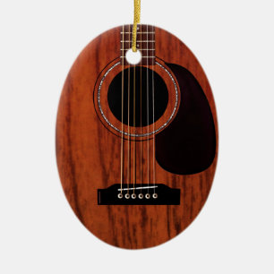 Adorno De Cerámica Mahogany Top Acoustic Guitar