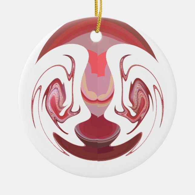 Adorno De Cerámica Majestad del Marrón: Radiancia Rustica Texturada e (Frente)