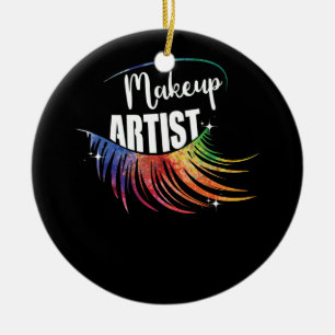 Adorno De Cerámica Makeup Artista Lover Eyelash Hermoso