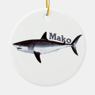 Adorno De Cerámica Mako Shark vintage