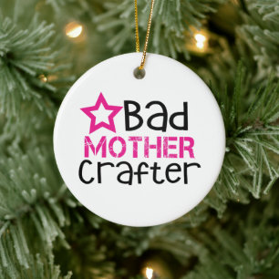 Adorno De Cerámica Mala Madre Crafter