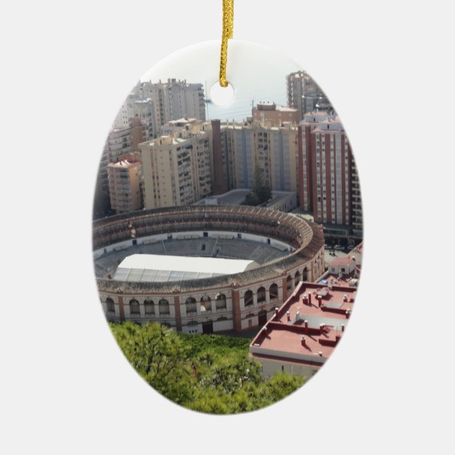 Adorno De Cerámica Málaga, España (Frente)