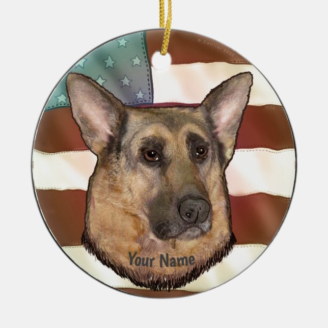 Adorno De Cerámica Malinois belga (Frente)